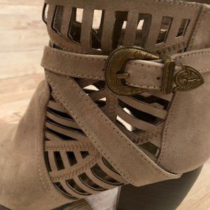 Booties with Cut Outs